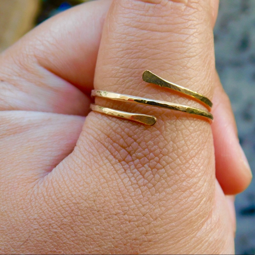 Gold Swirl Ring